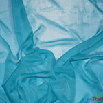 Load image into Gallery viewer, Two Tone Chiffon Fabric | Iridescent Chiffon Fabric | 60&quot; Wide | Clean Edge | Multiple Colors | Sample Swatches | Fabric mytextilefabric Sample Swatches Chinese Aqua 
