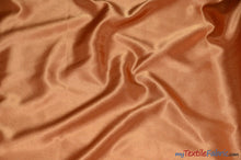 Load image into Gallery viewer, Crepe Back Satin | Korea Quality | 60&quot; Wide | Sample Swatch | Multiple Colors | Fabric mytextilefabric Sample Swatches Cinnamon 

