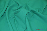 60" Wide Polyester Fabric by the Yard | Visa Polyester Poplin Fabric | Basic Polyester for Tablecloths, Drapery, and Curtains | Fabric mytextilefabric Yards Clover Green 