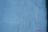 100% Cotton Gauze Fabric | Soft Lightweight Cotton Muslin | 48" Wide | Sample Swatch | Fabric mytextilefabric Sample Swatches Coppen Blue 