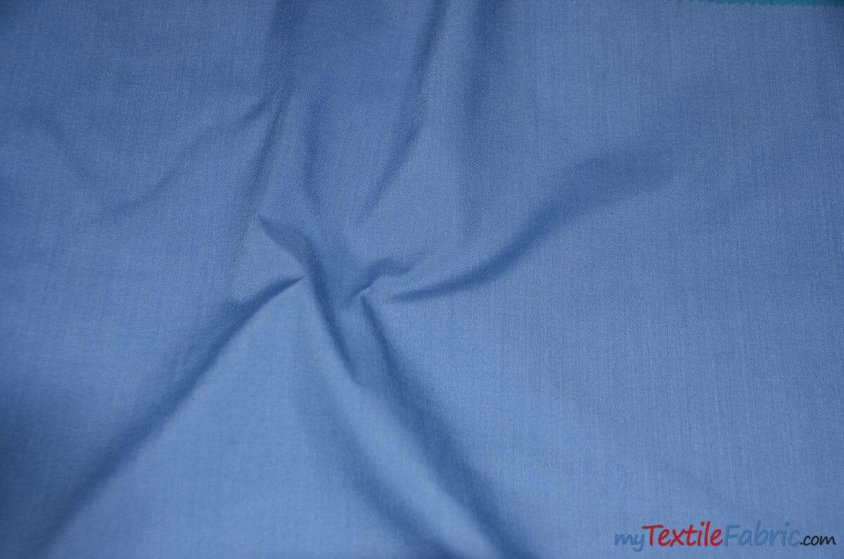 Polyester Cotton Broadcloth Fabric | 60" Wide | Solid Colors | Sample Swatch | Multiple Colors | Fabric mytextilefabric Sample Swatches Coppen 