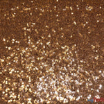 Load image into Gallery viewer, Glitz Mesh Sequins Fabric | 3mm Glitter Sequins | 52&quot; Wide | Multiple Colors | Fabric mytextilefabric Yards Copper 
