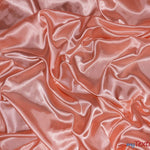Load image into Gallery viewer, Charmeuse Satin Fabric | Silky Soft Satin | 60&quot; Wide | Wholesale Bolt Only | Multiple Colors | Fabric mytextilefabric Bolts Coral 
