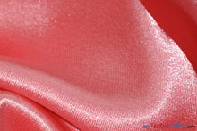 Load image into Gallery viewer, Superior Quality Crepe Back Satin | Japan Quality | 60&quot; Wide | Sample Swatch | Multiple Colors | Fabric mytextilefabric Sample Swatches Coral 