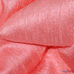 Load image into Gallery viewer, Shantung Satin Fabric | Satin Dupioni Silk Fabric | 60&quot; Wide | Multiple Colors | Continuous Yards | Fabric mytextilefabric Yards Coral 
