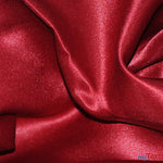 Load image into Gallery viewer, L&#39;Amour Satin Fabric | Polyester Matte Satin | Peau De Soie | 60&quot; Wide | Wholesale Bolt | Wedding Dress, Tablecloth, Multiple Colors | Fabric mytextilefabric Bolts Cranberry 
