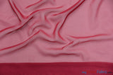 Chiffon Fabric | Super Soft & Flowy | 60" Wide | Sample Swatch | Fabric mytextilefabric Sample Swatches Cranberry 