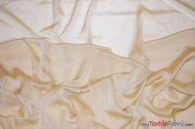 Load image into Gallery viewer, Two Tone Chiffon Fabric | Iridescent Chiffon Fabric | 60&quot; Wide | Clean Edge | Multiple Colors | Sample Swatches | Fabric mytextilefabric Sample Swatches Cream 