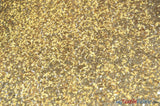 Glitz Mesh Sequins Fabric | 3mm Glitter Sequins | 52" Wide | Multiple Colors | Fabric mytextilefabric Yards Creative Gold 