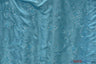 Aurora Taffeta Embroidery | Embroidered Floral Taffeta | 54" Wide | Multiple Colors | Fabric mytextilefabric Yards Dark Aqua 