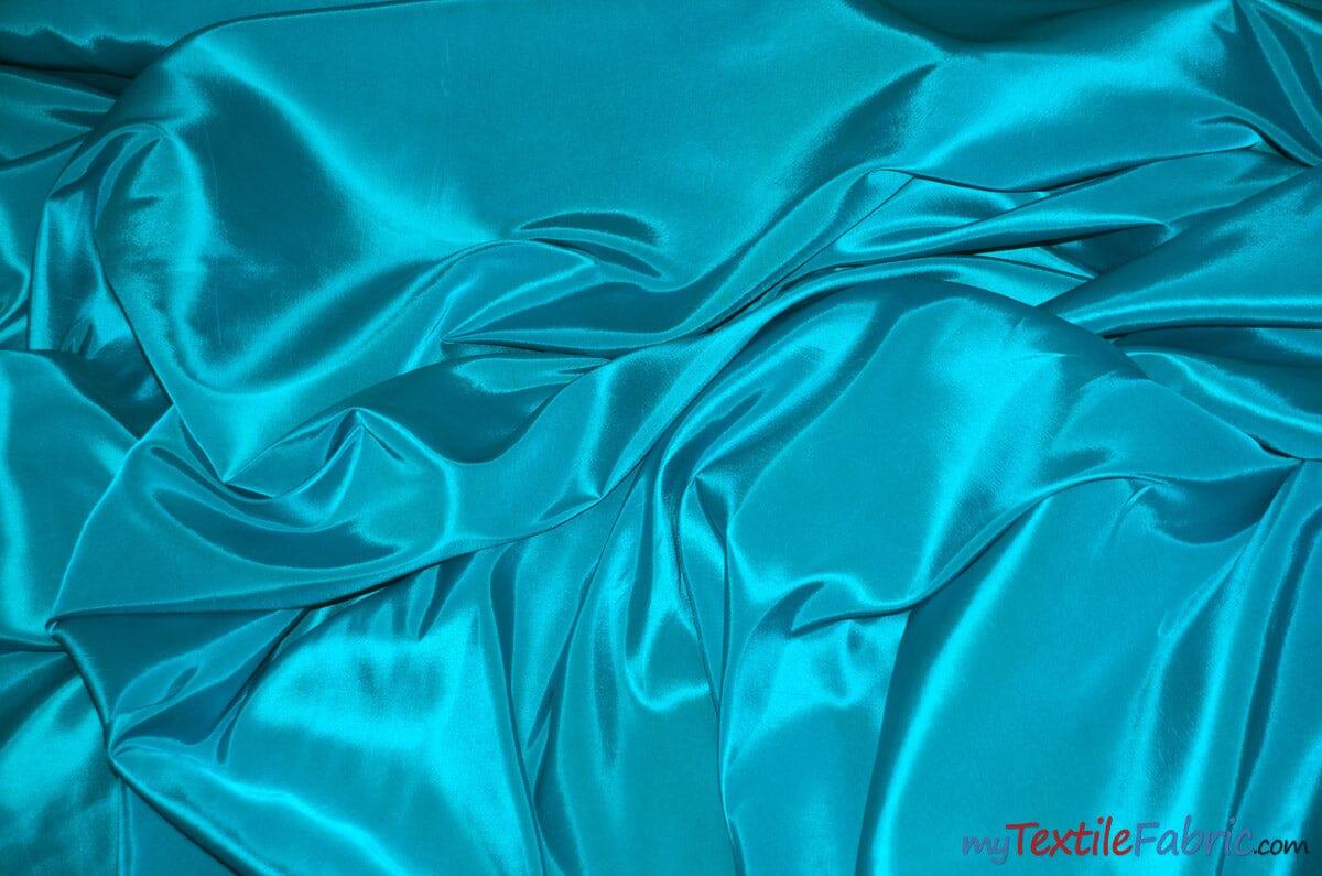 Taffeta Fabric | Two Tone Taffeta Fabric | Non Stretch Taffeta | 60" Wide | Multiple Solid Colors | Continuous Yards | Fabric mytextilefabric Yards Dark Aqua 