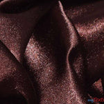 Load image into Gallery viewer, Superior Quality Crepe Back Satin | Japan Quality | 60&quot; Wide | Wholesale Bolt | Multiple Colors | Fabric mytextilefabric Bolts Dark Brown 
