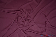 Load image into Gallery viewer, 60&quot; Wide Polyester Fabric Wholesale Bolt | Visa Polyester Poplin Fabric | Basic Polyester for Tablecloths, Drapery, and Curtains | Fabric mytextilefabric Bolts Dark Burgundy 