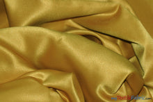 Load image into Gallery viewer, L&#39;Amour Satin Fabric | Polyester Matte Satin | Peau De Soie | 60&quot; Wide | Sample Swatch | Wedding Dress, Tablecloth, Multiple Colors | Fabric mytextilefabric Sample Swatches Dark Gold 
