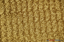 Load image into Gallery viewer, Glitz Mesh Sequins Fabric | 3mm Glitter Sequins | 52&quot; Wide | Multiple Colors | Fabric mytextilefabric Yards Dark Gold 