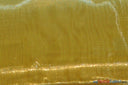 Soft and Smooth Mirror Organza Fabric | 60" Wide | Continuous Yards | Multiple Colors | Fabric mytextilefabric Yards Dark Gold 