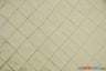 Taffeta Pintuck Fabric | 4"x4" Diamond | Diamond Taffeta Fabric | 58" Wide | Multiple Colors | Sample Swatch | Fabric mytextilefabric Sample Swatches Dark Ivory 