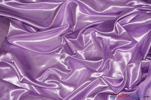Load image into Gallery viewer, Silky Soft Medium Satin Fabric | Lightweight Event Drapery Satin | 60&quot; Wide | Sample Swatches | Fabric mytextilefabric Sample Swatches Dark Lavender 0084 
