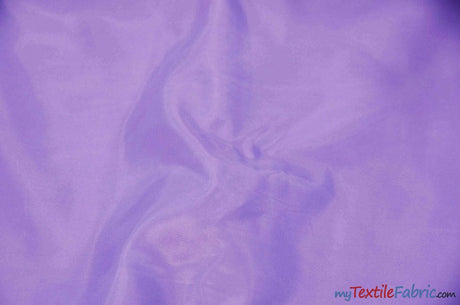 Polyester Silky Habotai Lining | 58" Wide | Super Soft and Silky Poly Habotai Fabric | Continuous Yards | Multiple Colors | Digital Printing, Apparel Lining, Drapery and Decor | Fabric mytextilefabric Yards Dark Lilac 