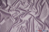 L'Amour Satin Fabric | Polyester Matte Satin | Peau De Soie | 60" Wide | Continuous Yards | Wedding Dress, Tablecloth, Multiple Colors | Fabric mytextilefabric Yards Dark Lilac 