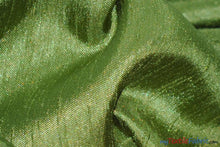 Load image into Gallery viewer, Shantung Satin Fabric | Satin Dupioni Silk Fabric | 60&quot; Wide | Multiple Colors | Continuous Yards | Fabric mytextilefabric Yards Dark Lime 