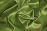 L'Amour Satin Fabric | Polyester Matte Satin | Peau De Soie | 60" Wide | Wholesale Bolt | Wedding Dress, Tablecloth, Multiple Colors | Fabric mytextilefabric Bolts Dark Lime 