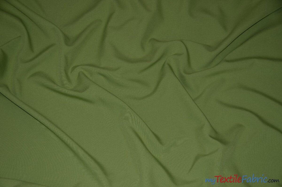 60" Wide Polyester Fabric Wholesale Bolt | Visa Polyester Poplin Fabric | Basic Polyester for Tablecloths, Drapery, and Curtains | Fabric mytextilefabric Bolts Dark Lime 