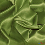 Load image into Gallery viewer, L&#39;Amour Satin Fabric | Polyester Matte Satin | Peau De Soie | 60&quot; Wide | Sample Swatch | Wedding Dress, Tablecloth, Multiple Colors | Fabric mytextilefabric Sample Swatches Dark Lime 
