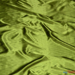 Load image into Gallery viewer, Silky Soft Medium Satin Fabric | Lightweight Event Drapery Satin | 60&quot; Wide | Economic Satin by the Wholesale Bolt | Fabric mytextilefabric Bolts Dark Lime 0048 
