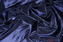 Load image into Gallery viewer, Taffeta Fabric | Two Tone Taffeta Fabric | Non Stretch Taffeta | 60&quot; Wide | Multiple Solid Colors | Continuous Yards | Fabric mytextilefabric Yards Dark Navy 