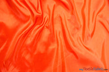 Load image into Gallery viewer, Taffeta Fabric | Two Tone Taffeta Fabric | Non Stretch Taffeta | 60&quot; Wide | Multiple Solid Colors | Sample Swatch | Fabric mytextilefabric Sample Swatches Dark Orange 