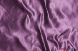 Bridal Satin Fabric | Shiny Bridal Satin | 60" Wide | Multiple Colors | Wholesale Bolts | Fabric mytextilefabric Bolts Dark Plum 