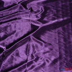 Load image into Gallery viewer, Silky Soft Medium Satin Fabric | Lightweight Event Drapery Satin | 60&quot; Wide | Economic Satin by the Wholesale Bolt | Fabric mytextilefabric Bolts Dark Purple 0080 
