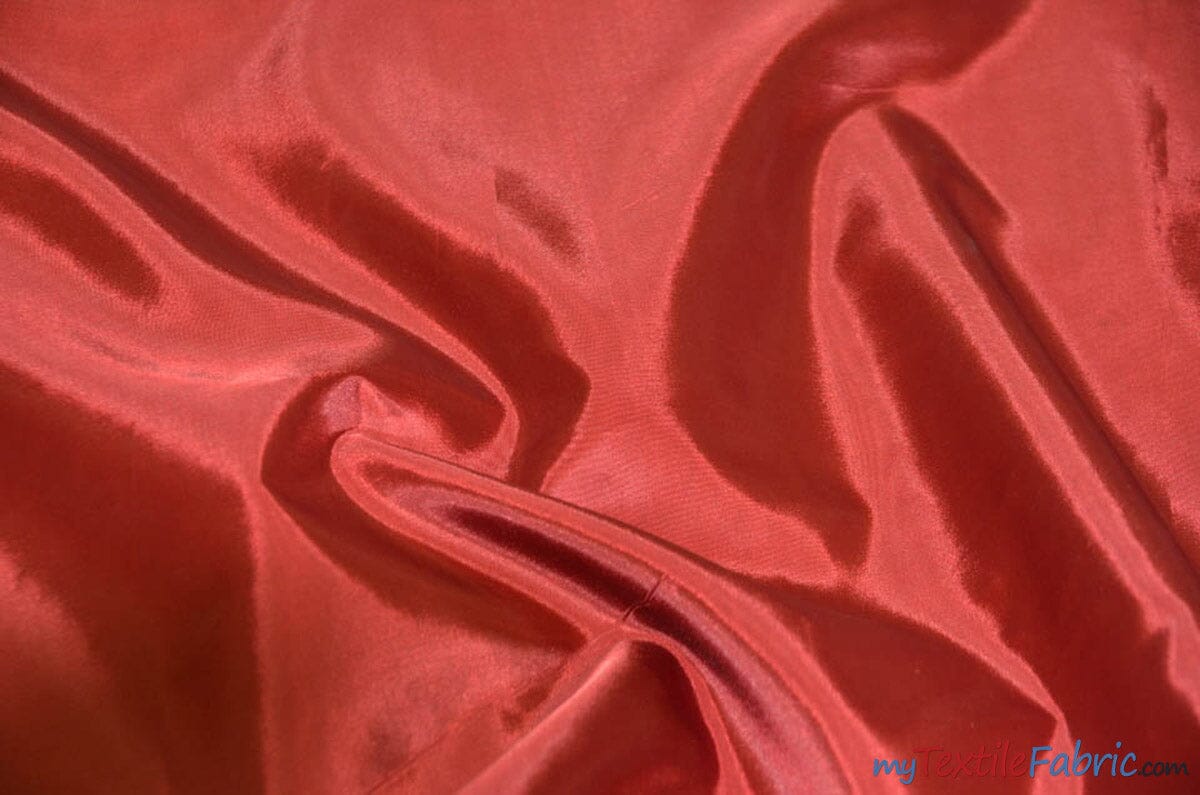 Polyester Lining Fabric | Woven Polyester Lining | 60" Wide | Wholesale Bolt | Imperial Taffeta Lining | Apparel Lining | Tent Lining and Decoration | Fabric mytextilefabric Bolts Dark Red 