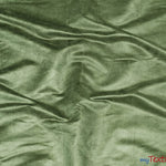 Load image into Gallery viewer, Suede Fabric | Microsuede | 40 Colors | 60&quot; Wide | Faux Suede | Upholstery Weight, Tablecloth, Bags, Pouches, Cosplay, Costume | Sample Swatch | Fabric mytextilefabric Sample Swatches Dark Sage 
