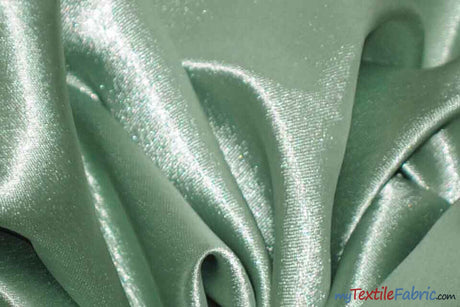 Superior Quality Crepe Back Satin | Japan Quality | 60" Wide | Sample Swatch | Multiple Colors | Fabric mytextilefabric Sample Swatches Dark Sage 