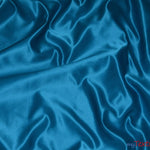 Load image into Gallery viewer, L&#39;Amour Satin Fabric | Polyester Matte Satin | Peau De Soie | 60&quot; Wide | Sample Swatch | Wedding Dress, Tablecloth, Multiple Colors | Fabric mytextilefabric Sample Swatches Dark Teal 
