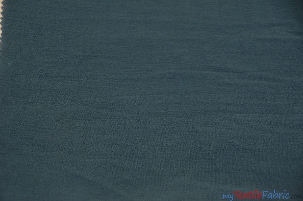 100% Cotton Gauze Fabric | Soft Lightweight Cotton Muslin | 48" Wide | Sample Swatch | Fabric mytextilefabric Sample Swatches Denim 