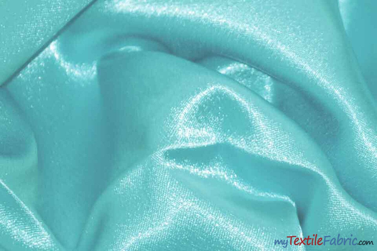Superior Quality Crepe Back Satin | Japan Quality | 60" Wide | Sample Swatch | Multiple Colors | Fabric mytextilefabric Sample Swatches Dolce Mint 