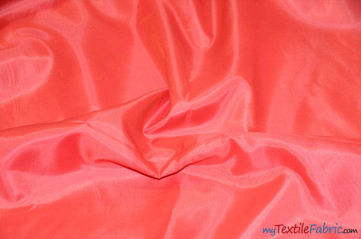 Polyester Lining Fabric | Woven Polyester Lining | 60" Wide | Continuous Yards | Imperial Taffeta Lining | Apparel Lining | Tent Lining and Decoration | Fabric mytextilefabric Yards Dolce Pink 