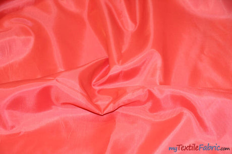 Polyester Lining Fabric | Woven Polyester Lining | 60" Wide | Wholesale Bolt | Imperial Taffeta Lining | Apparel Lining | Tent Lining and Decoration | Fabric mytextilefabric Bolts Dolce Pink 