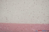 Tulle Glitter with Sequins and Glitter | 60" Wide | Multiple Colors | Glitter Tulle Fabric with Sequins Embellishments | Fabric mytextilefabric Yards Dusty Rose 