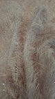 Blush Pink Shaggy Brocade | Blush Pink Metallic Eyelash Fabric | Pink Uragiri Lame | Non Stretch Lurex for Costume, Cosplay Top Dress, Apparel Fabric