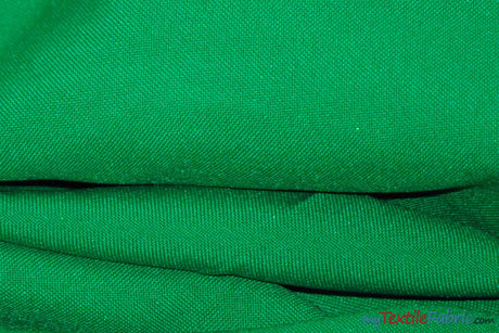 Scuba Double Knit Fabric | Basic Wrinkle Free Polyester Fabric with Mechanical Stretch | 60" Wide | Multiple Colors | Poly Knit Fabric | Fabric mytextilefabric Yards Flag Green 