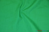 Polyester Cotton Broadcloth Fabric | 60" Wide | Solid Colors | Wholesale Bolt | Multiple Colors | Fabric mytextilefabric Bolts Flag Green 