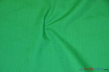 Load image into Gallery viewer, Polyester Cotton Broadcloth Fabric | 60&quot; Wide | Solid Colors | Wholesale Bolt | Multiple Colors | Fabric mytextilefabric Bolts Flag Green 
