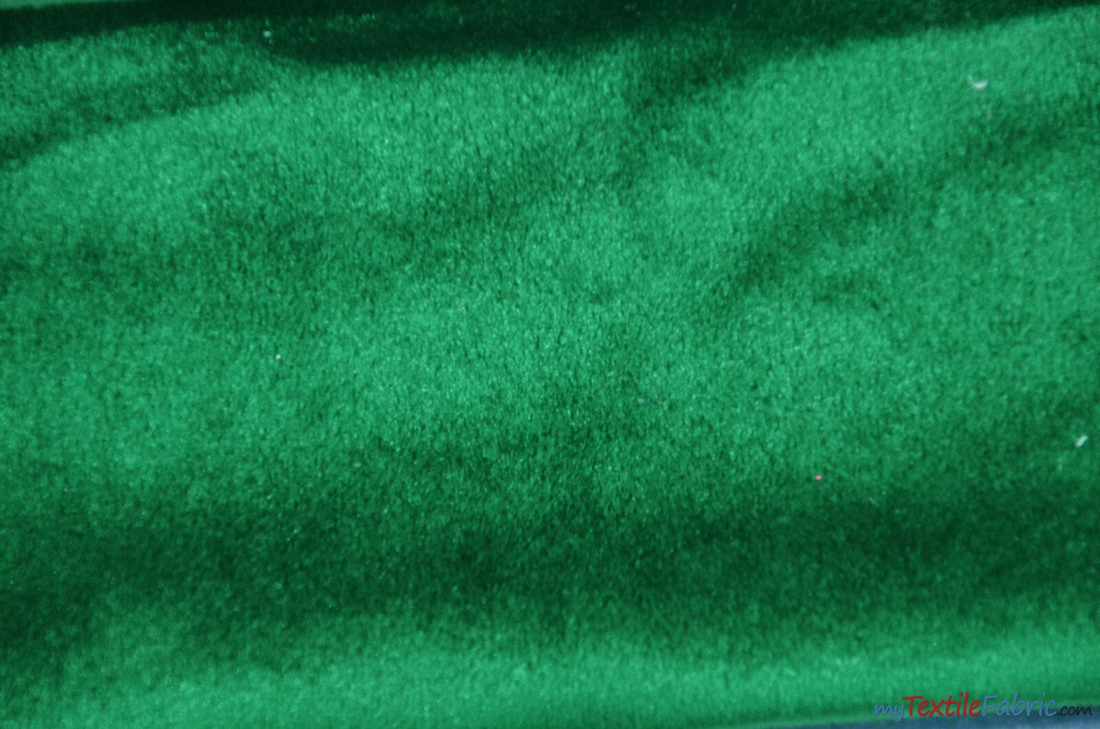 Royal Velvet Fabric | Soft and Plush Non Stretch Velvet Fabric | 60" Wide | Apparel, Decor, Drapery and Upholstery Weight | Multiple Colors | Sample Swatch | Fabric mytextilefabric Sample Swatches Flag Green 