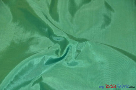 Polyester Silky Habotai Lining | 58" Wide | Super Soft and Silky Poly Habotai Fabric | Sample Swatch | Digital Printing, Apparel Lining, Drapery and Decor | Fabric mytextilefabric Sample Swatches Flag Green 