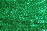 Glitz Mesh Sequins Fabric | 3mm Glitter Sequins | 52" Wide | Multiple Colors | Fabric mytextilefabric Yards Flag Green 