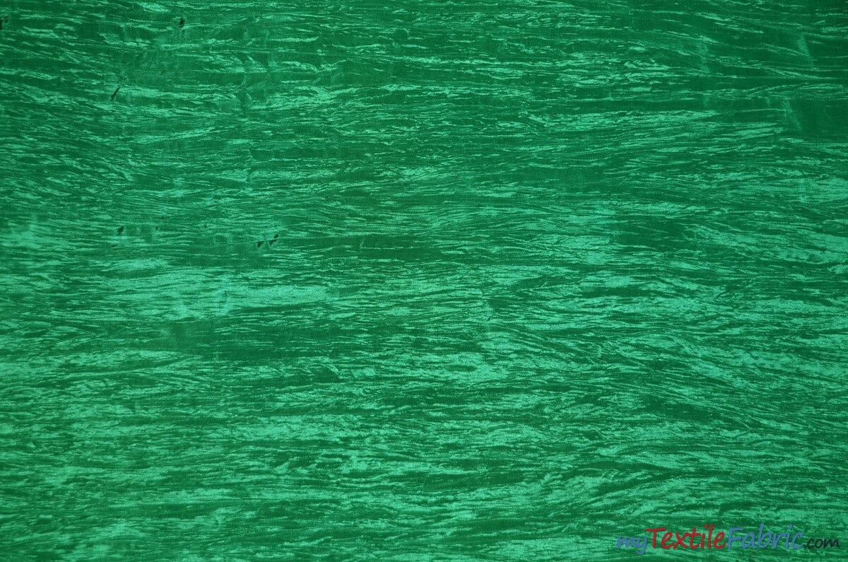 Crease Taffeta Fabric | Crush Taffeta | 52" Wide | Continuous Yards | Multiple Colors | Fabric mytextilefabric Yards Flag Green 